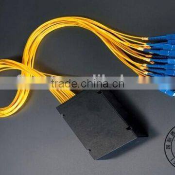 1X16 Fiber optic PLC splitter for GPON/GEPON solution FTTH networking