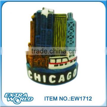 Chicago polyresin souvenir figurines