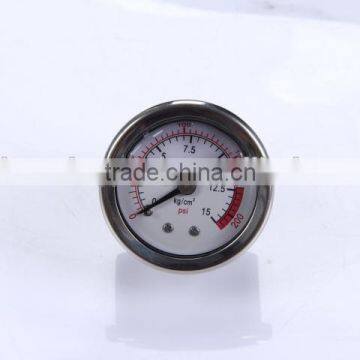 Durable LightWeight Easy To Read Clear Bourdon Sedeme double needle pressure meter