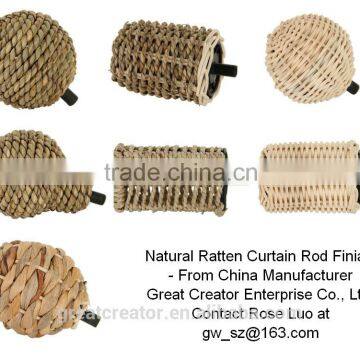 High Quality Designer Wooden Drapery Rods Wooden Curtain Rods From China Manufacturer photo-4
