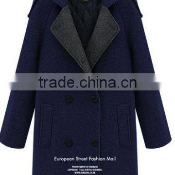 fashion young woman coat hooded