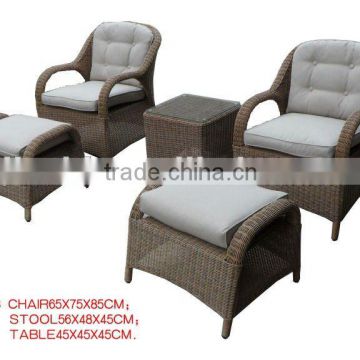 rattan chair ottoman