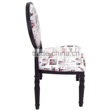 Metal Material Round Back French Dining Chair photo-4
