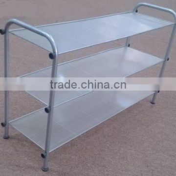 2015 new cheap 3 tier iron shoe rack