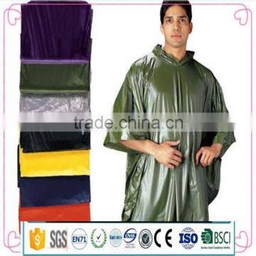 hooded long raincoat for men pvc raincoats mens plastic raincoat