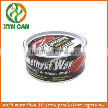 Car care products car wax tin can