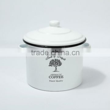 Enamel pot, stockpot, soup pot