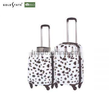 Various bass fashionable men women milk pattern Luggage set