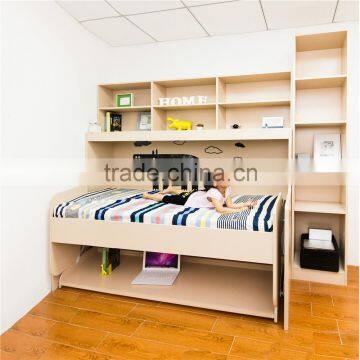 Piano bed murphy bed with table for children