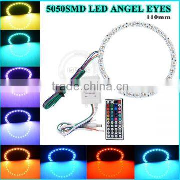 Original halogen lamp replacement 9v 12v 15v 20 color switches 5050 halo ring led headlight used for volvo