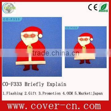 Christmas promotional gift led flashing badge