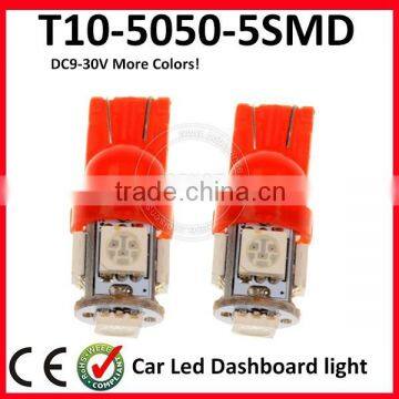t5 W5w Led Dashboard Lighted Bulbs T10 W5W 194 5050 5SMD Auto Led Light photo-3
