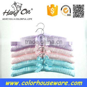 colorful satin hanger for clothes