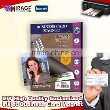 DIY High Quality Customized Inkjet Business Card Magnet