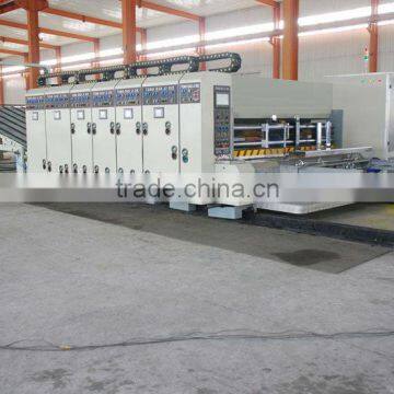 Carton Box Making Machine Lead Edge Feeding High Speed Multi-color Flexo Printing Slotting Rotary Die Cutter photo-5