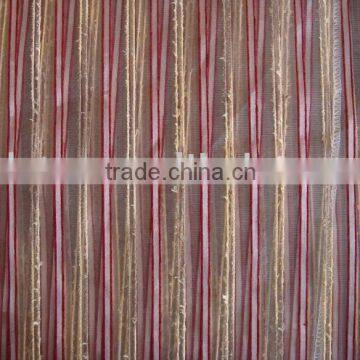 even stripe polyester curtain fabric