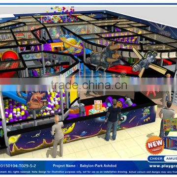 Cheer Amusement 20150104-T029-S-2 Space Adventure Themed soft playground designs                        
                                                Quality Choice