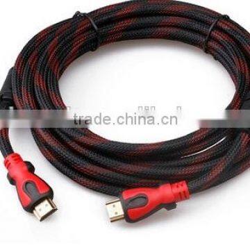 Long Customized 1.4v Male to Male HDMI Cable With Braiding and Magnetic Rings photo-2