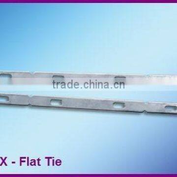 steel concrete form x flat tie