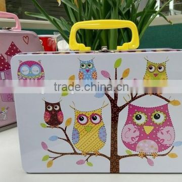 250x170x100mm handle tin box