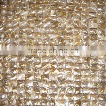 convex shell moasic tiles with pattern