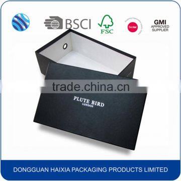 Hot selling custom size cardboard shoe box manufactures