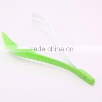 Coloured Salad Serving Tongs, Plastic Kitchen Food Servers