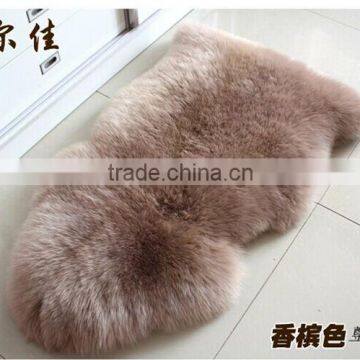 Home Decorative Living Room Wholesale sheepskin rugs Double Luxurious Australia real Sheepskin natural rugs