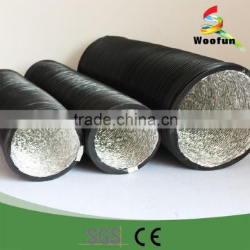 Hydroponics black PVC aluminum pipes 100mm diameter pvc pipes for tents