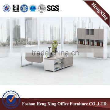 With supporting side table Office Desk for executive office (HX-GA0012)
