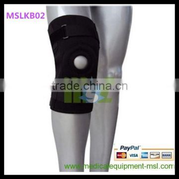 MSLKB02W Metal patella hinged knee brace/stabilizer knee brace