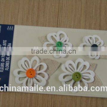 2015New Product DIY 3D Handmade Custom Large Flower Stickers