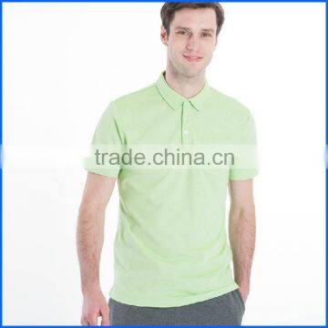 100% cotton men short sleeve colorful double collar polo shirt manufacturer with low prices