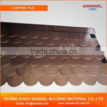 Modern house design Wanael Metal Roof Fish Scale Copper Asphalt Shingles