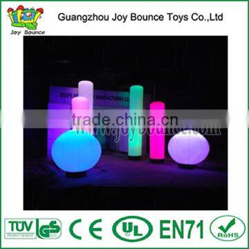 inflatable led lighting pillar ball