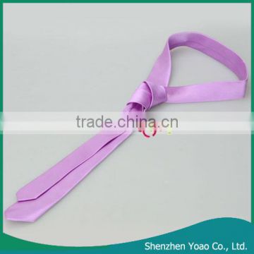 5 * 145cm Silk Neck Ties Light Purple