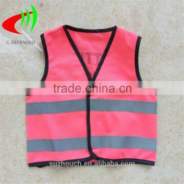 pink hi vis vest safety clothing for children