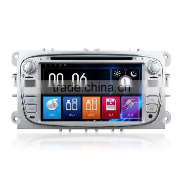 Winmark 7 Inch Double Din Radio Car DVD Player With GPS Bluetooth Radio Mirror-Link Mstar2531 For FORD Focus (2007 - 2010)