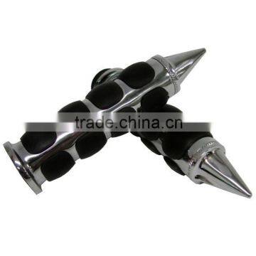 1" chrome spike hand grips for racing bike