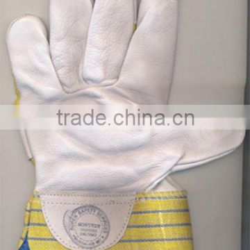 CANVAS LEATHER HAND GLOVES (SSS-1006)