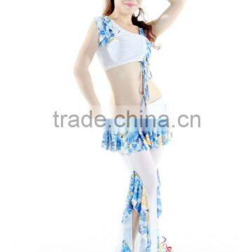 SWEGAL Colorful and Comfy Belly Dance Costume,Belly Dance Training Clothes SGBDT14032