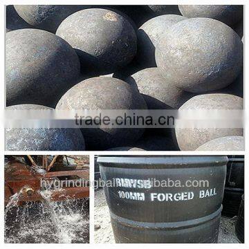 High Hardness 4" Forged Steel Ball for Cement Factory