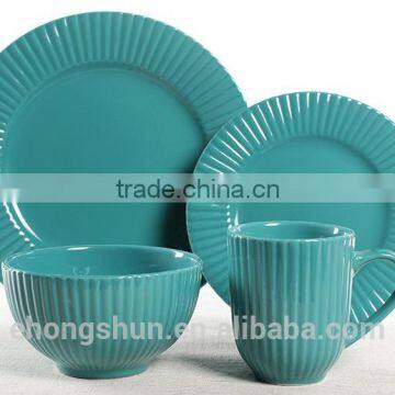 Stoneware Color Glaze Dinner Set for Promotion photo-4