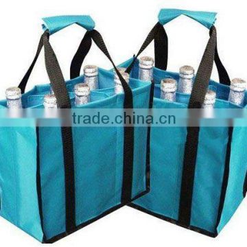 well packing wine bag with long handle