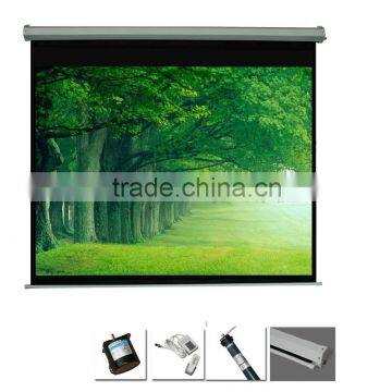 100inch 120 Inch 16:9 Formate Home Cinema Motorized Projector Screen/Matte White Home Cinema Motorized Projection Screen photo-2