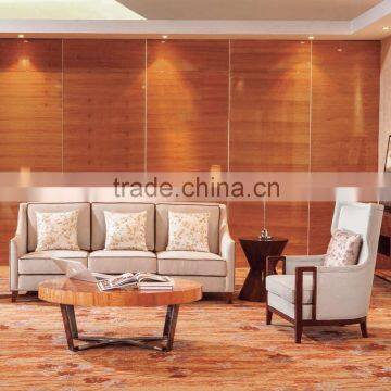 Modern Lobby Hotel Sofa With Coffee Table IDM-S074