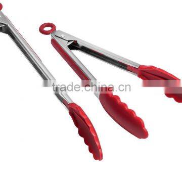 High Quality Bbq Service Silicone Tongs photo-5