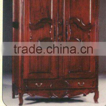 French Mahogany TV Cabinet Indoor Furniture