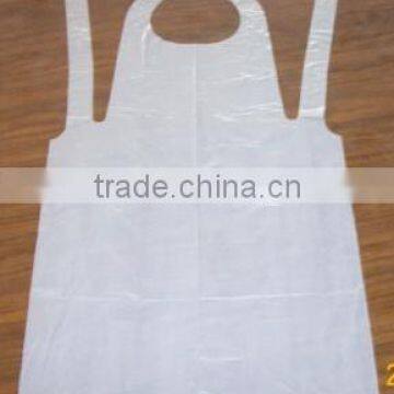 PE house work apron /disposable PE apron