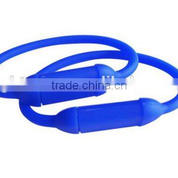 blue plastic bracelet usb flash drive